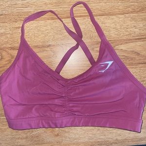 gymshark rouched sports bra